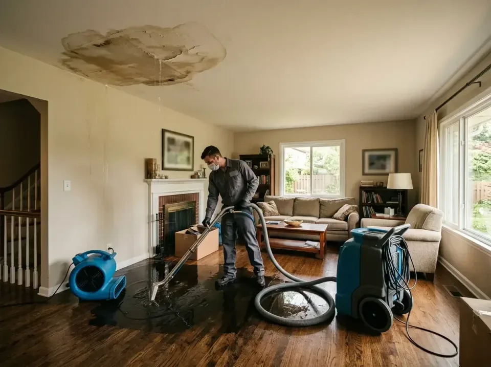 attic-pipe-burst-ceiling-drip-008 — frequently asked questions, Water Damage Restoration & Carpet Care in Beaverton, OR
